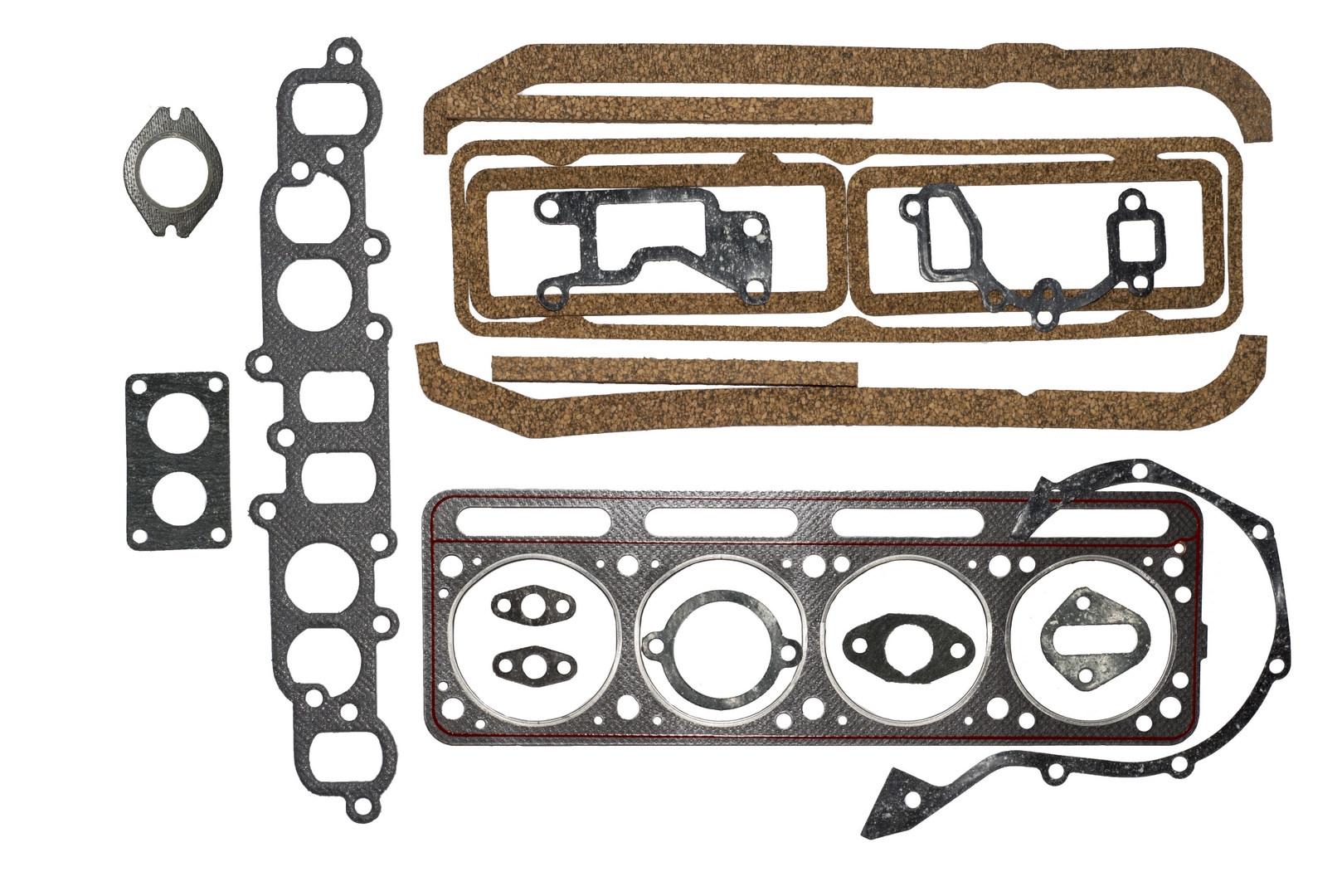 Прокладки двигателя УМЗ 4218, 420, 4215 (полный комплект с ПГБ, 19 позиций, с герметиком)